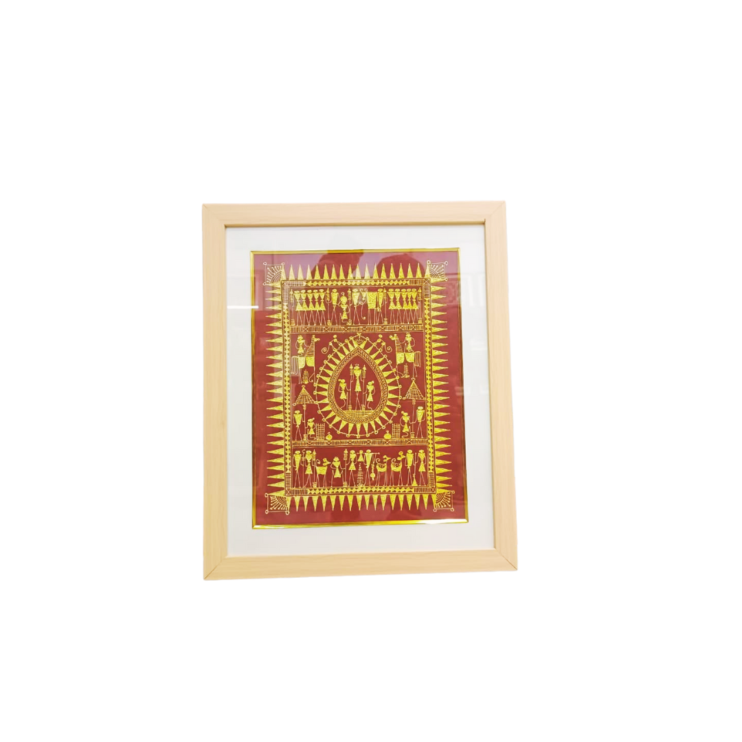 Saura: Yellow Canvas (18.5 x 15.5 inch)