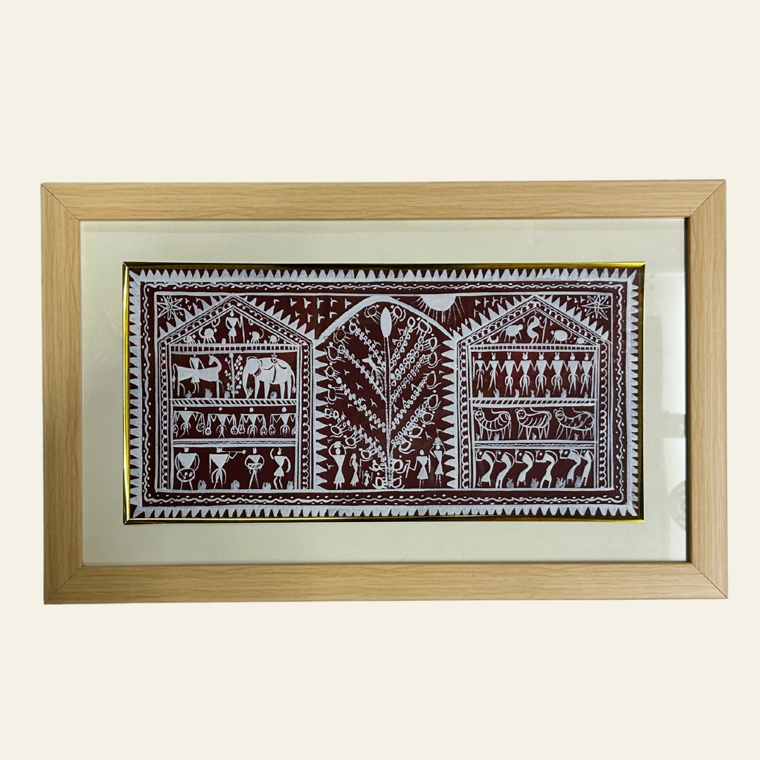 Saura: White Canvas (20 x 12 inch)