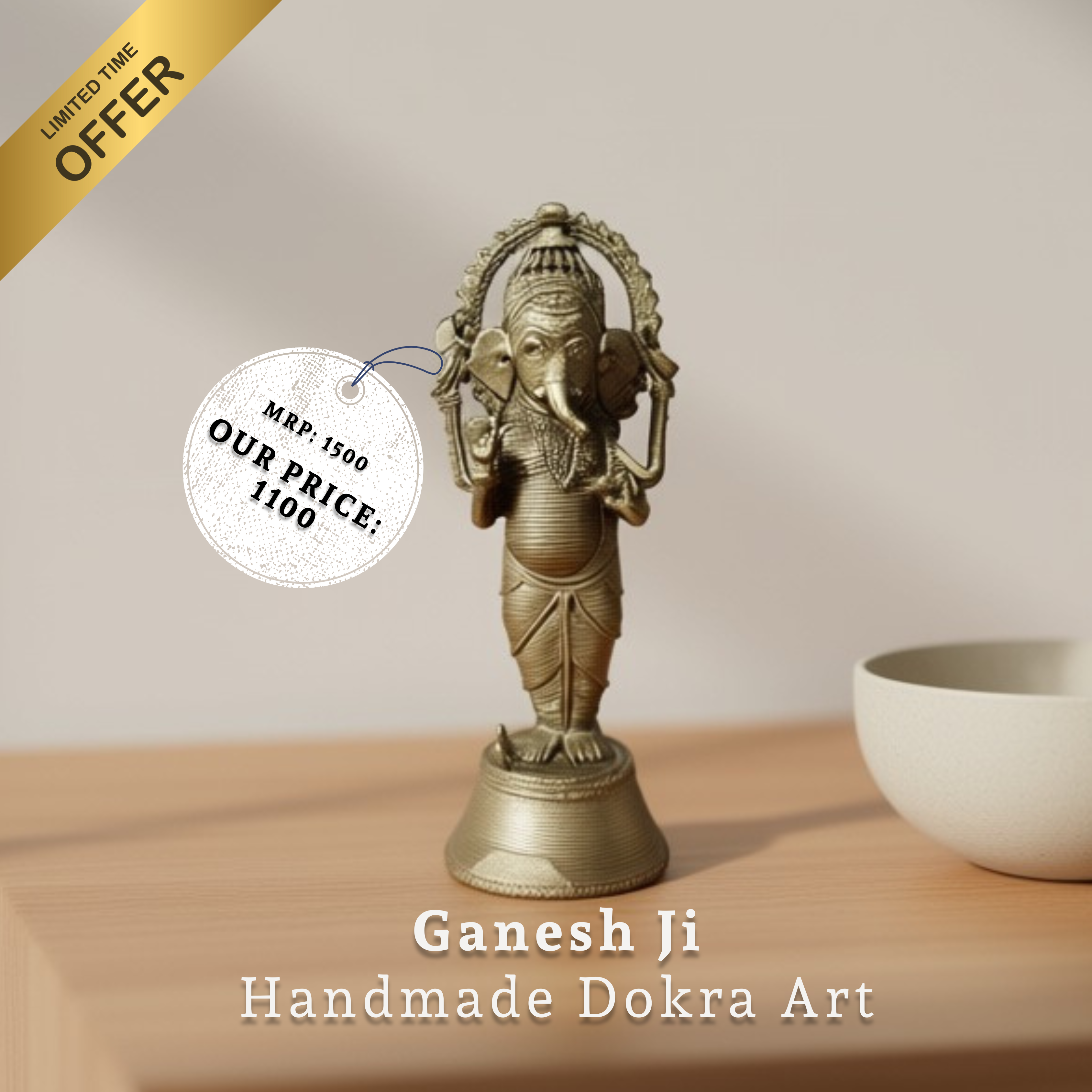Ganesh Ji Dokra Art