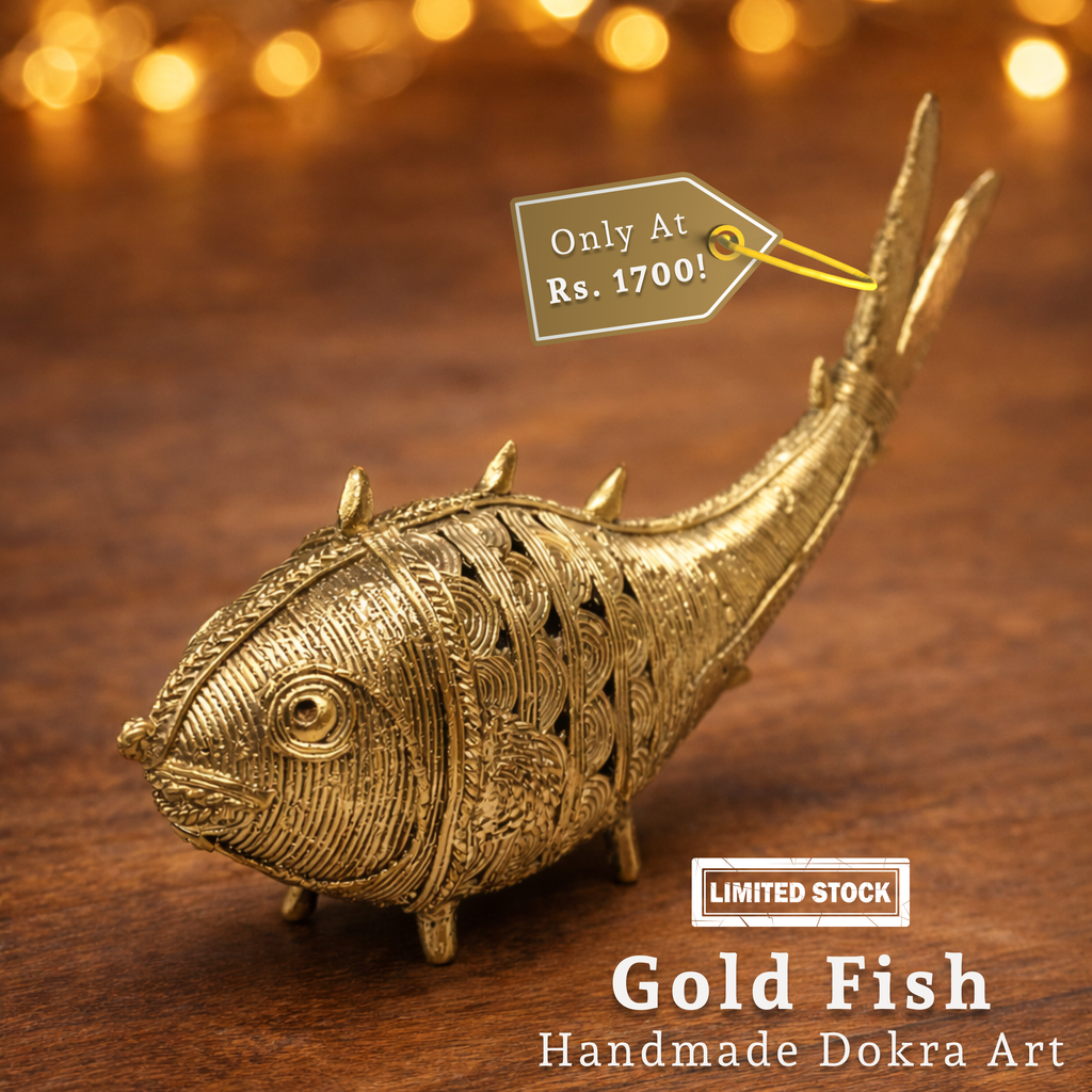 Handcrafted Dokra Gold Fish