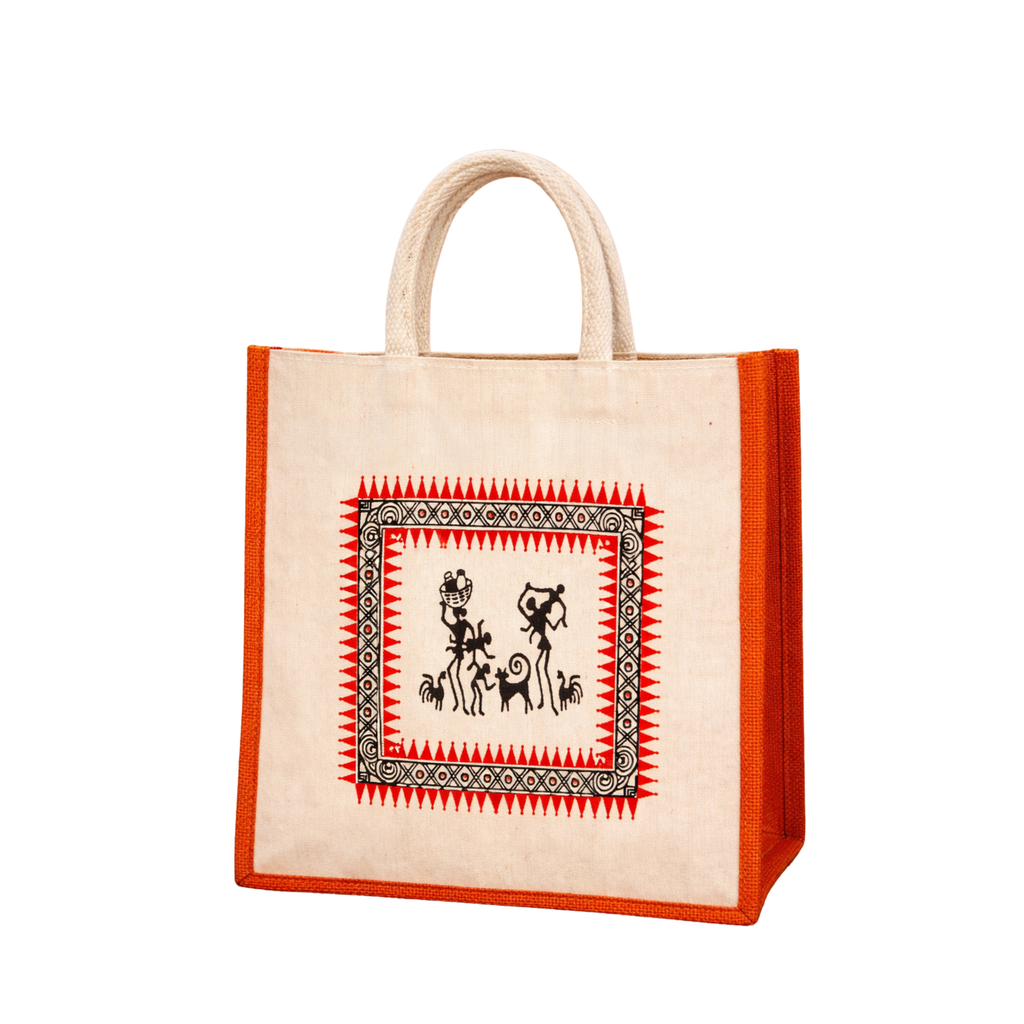 Tribal Art Eco Tote Bag – Handcrafted & Sustainable