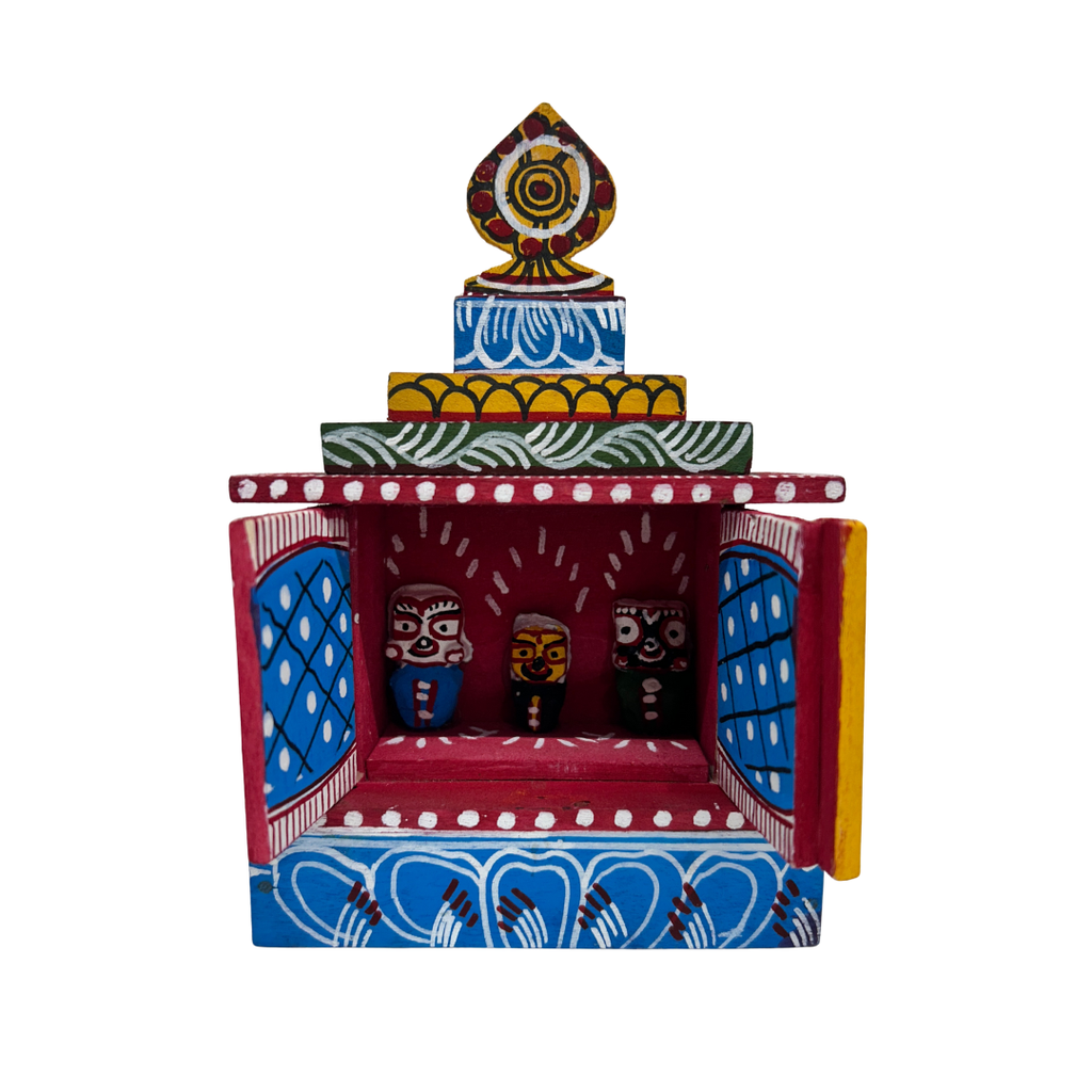Handcrafted Wooden Jagannath Temple