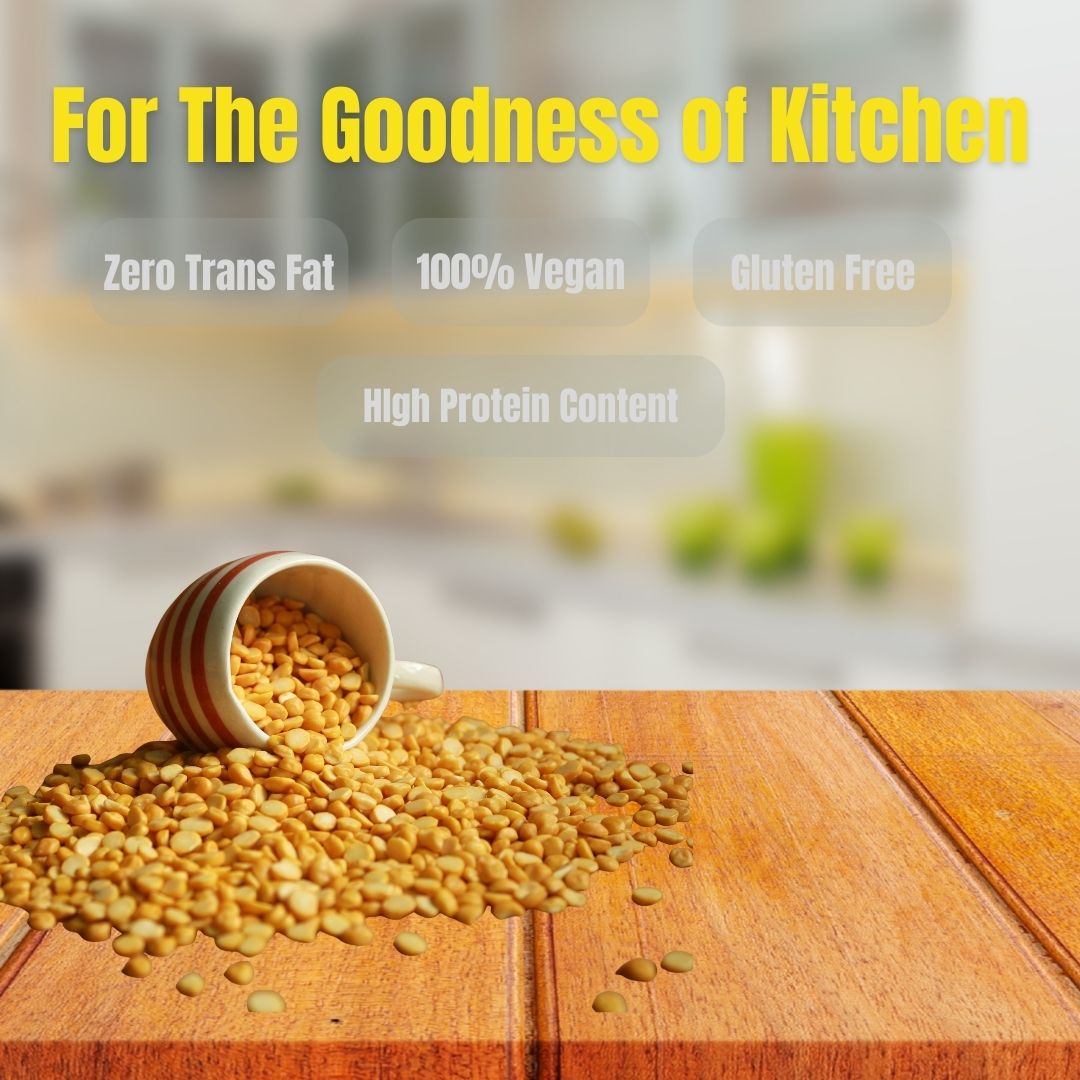 BlueKart Hand-Milled Arhar Dal (1 Kg) | Traditionally Processed | Naturally Grown in Jharkhand