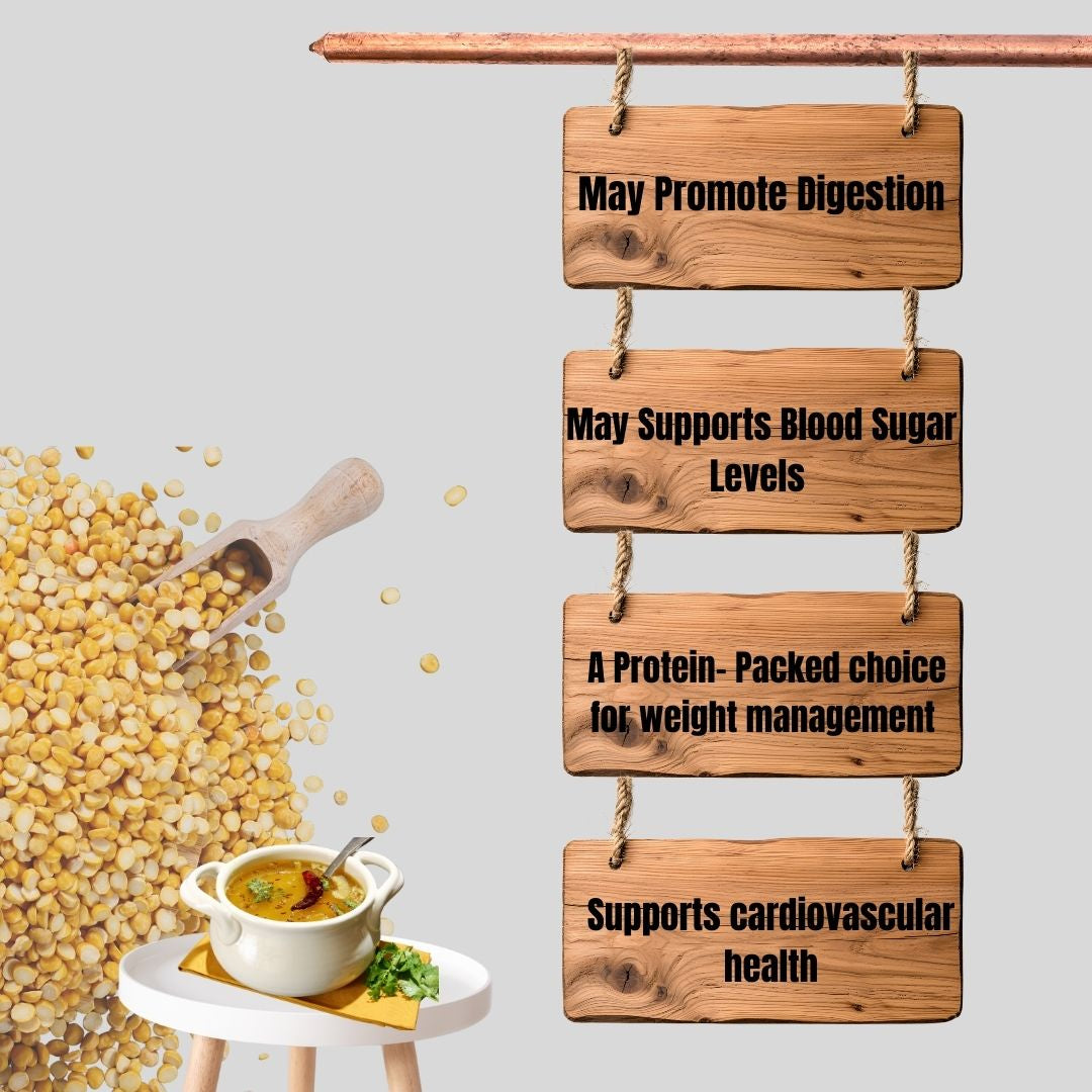 BlueKart Hand-Milled Arhar Dal (1 Kg) | Traditionally Processed | Naturally Grown in Jharkhand