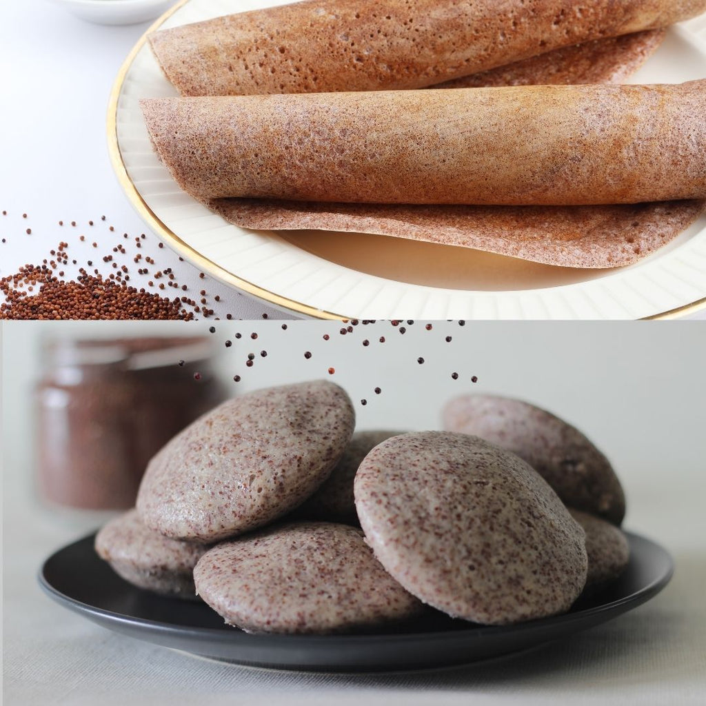 BlueKart Ragi Atta (1 Kg) | Hand Milled | Naturally Grown in Jharkhand