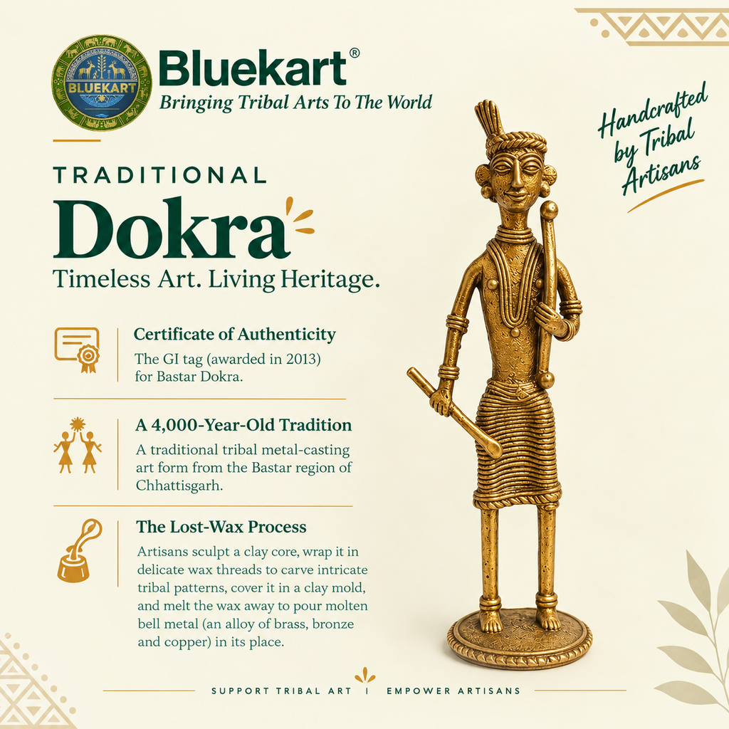 The Hunter – Handmade Bastar Dokra Art