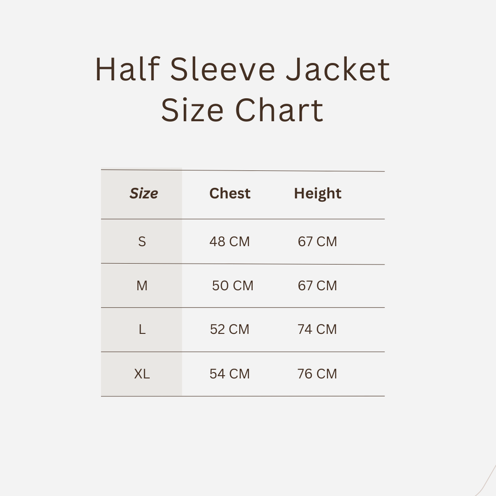 Tribal Legacy Jacket | Green and White | Half Sleeve | Premium Quality Cotton Jacket