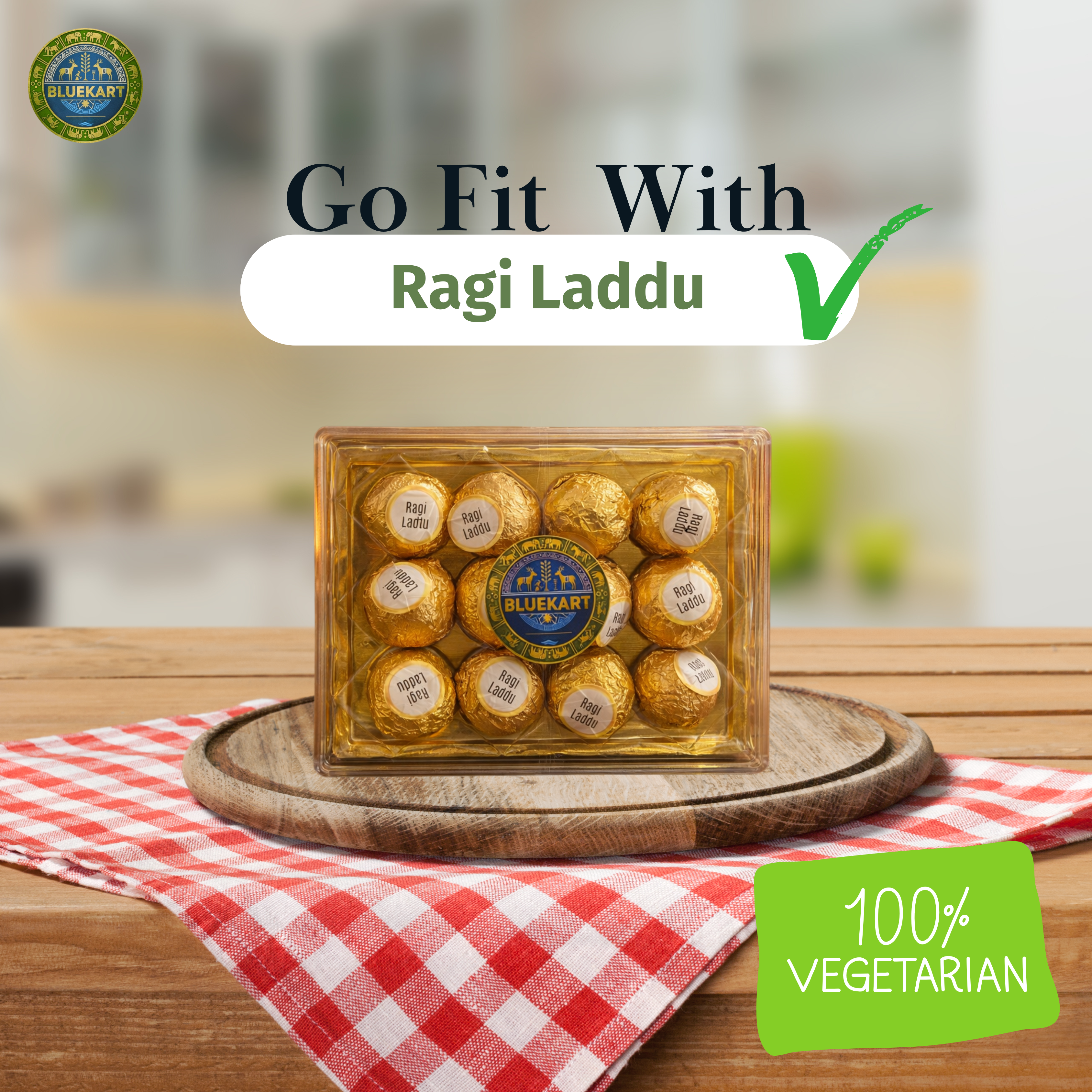 Ragi Laddu – Wholesome Traditional Sweet (500 g) 🌾✨