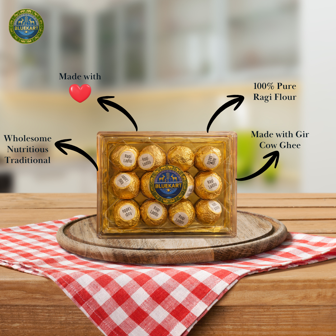 Ragi Laddu – Wholesome Traditional Sweet (500 g) 🌾✨