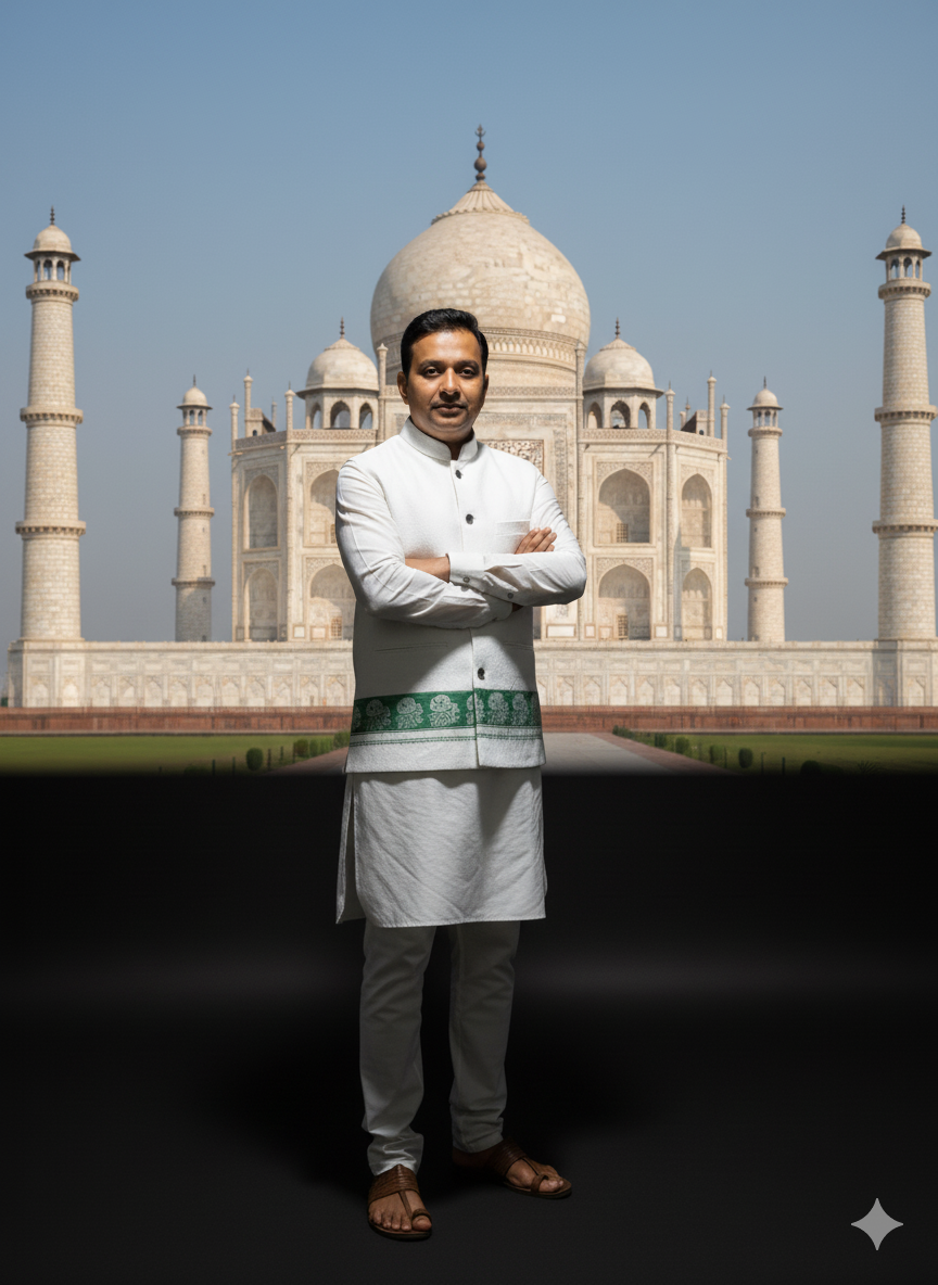 Tribal Legacy Jacket | Green and White | Half Sleeve | Premium Quality Cotton Jacket