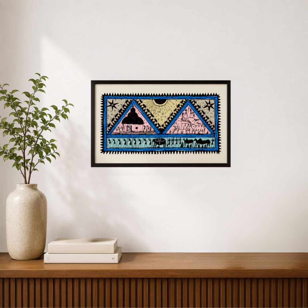 Handmade Saura Painting
