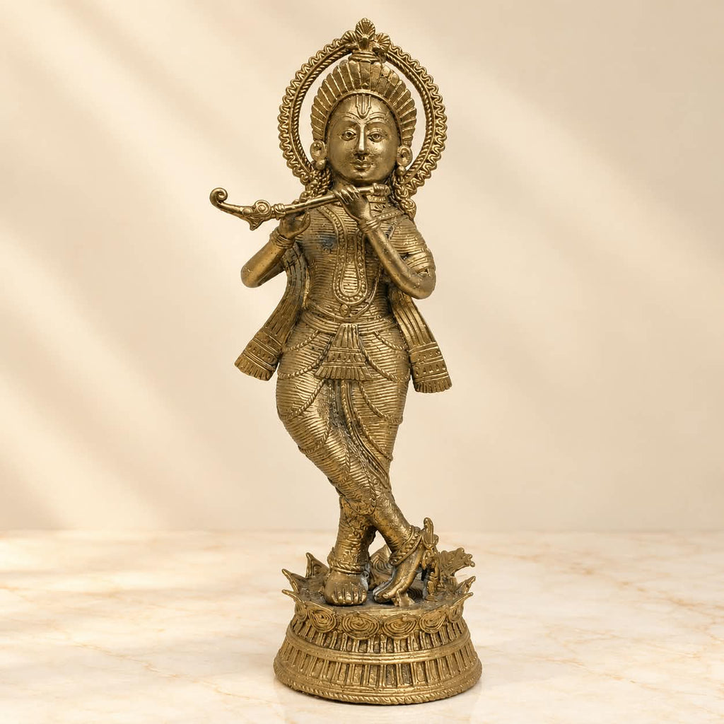 Lord Krishna_Dokra