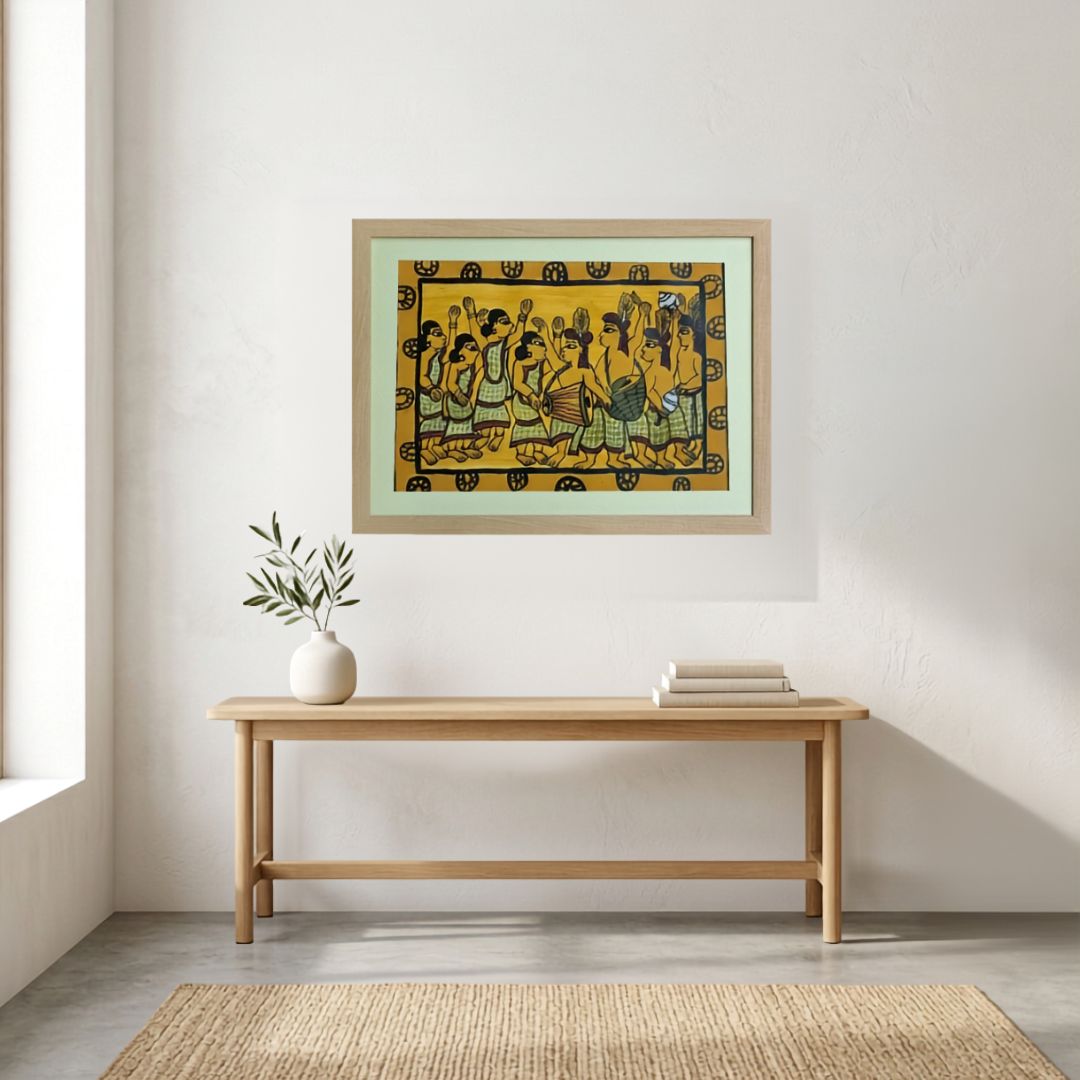 Handmade Paitkar Painting | 18x14 Inch | Landscape
