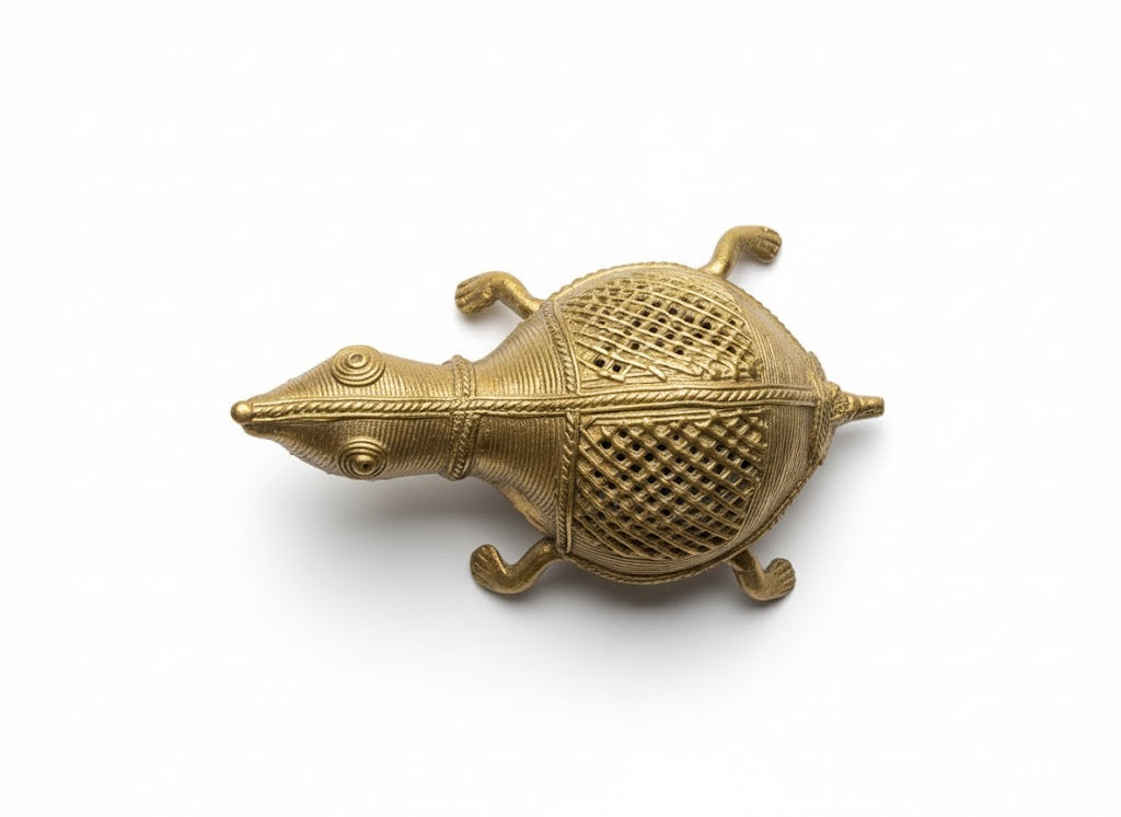 Handcrafted Brass Dokra Turtle